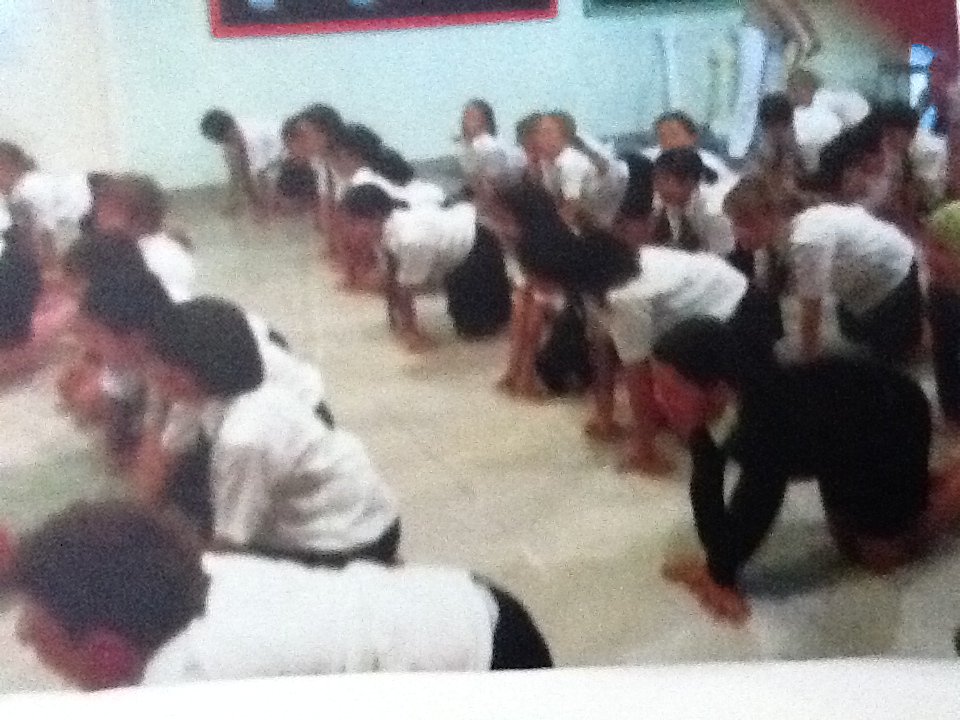 Pics of Yoga Class at Wellington International School Dubai 2011